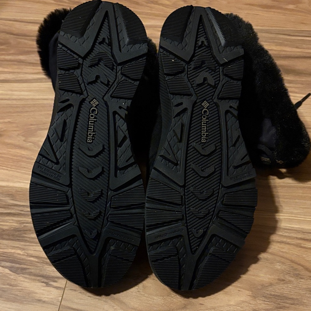 Columbia Black Women's Winter Boots with Fur Trim - Picture 5 of 7